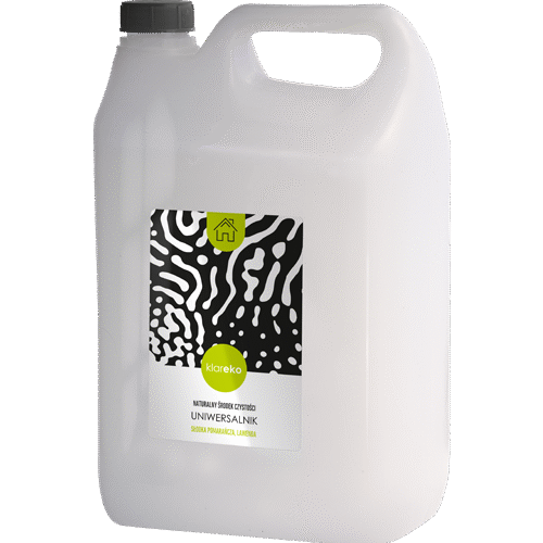Naturalne środki czystości klareko Uniwersalnik 5 litrów Słodka Pomarańcza, Lawenda