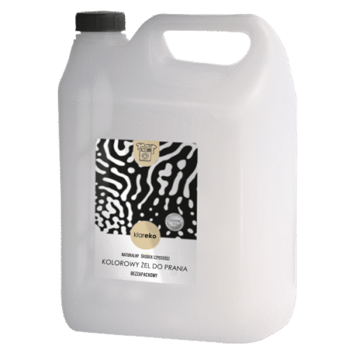 kolorowy żel do prania kolorowego kolorów klareko naturalne srodki czystości do prania do sprzątania sprzątanie ekologiczne eko czysty dom zielona chemia zero waste less wyprzedaż promocja